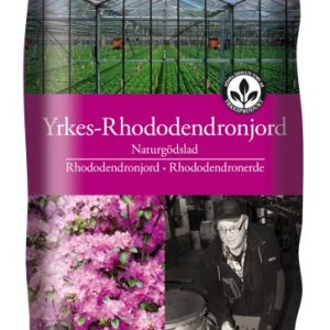 säck med Rhododendronjord